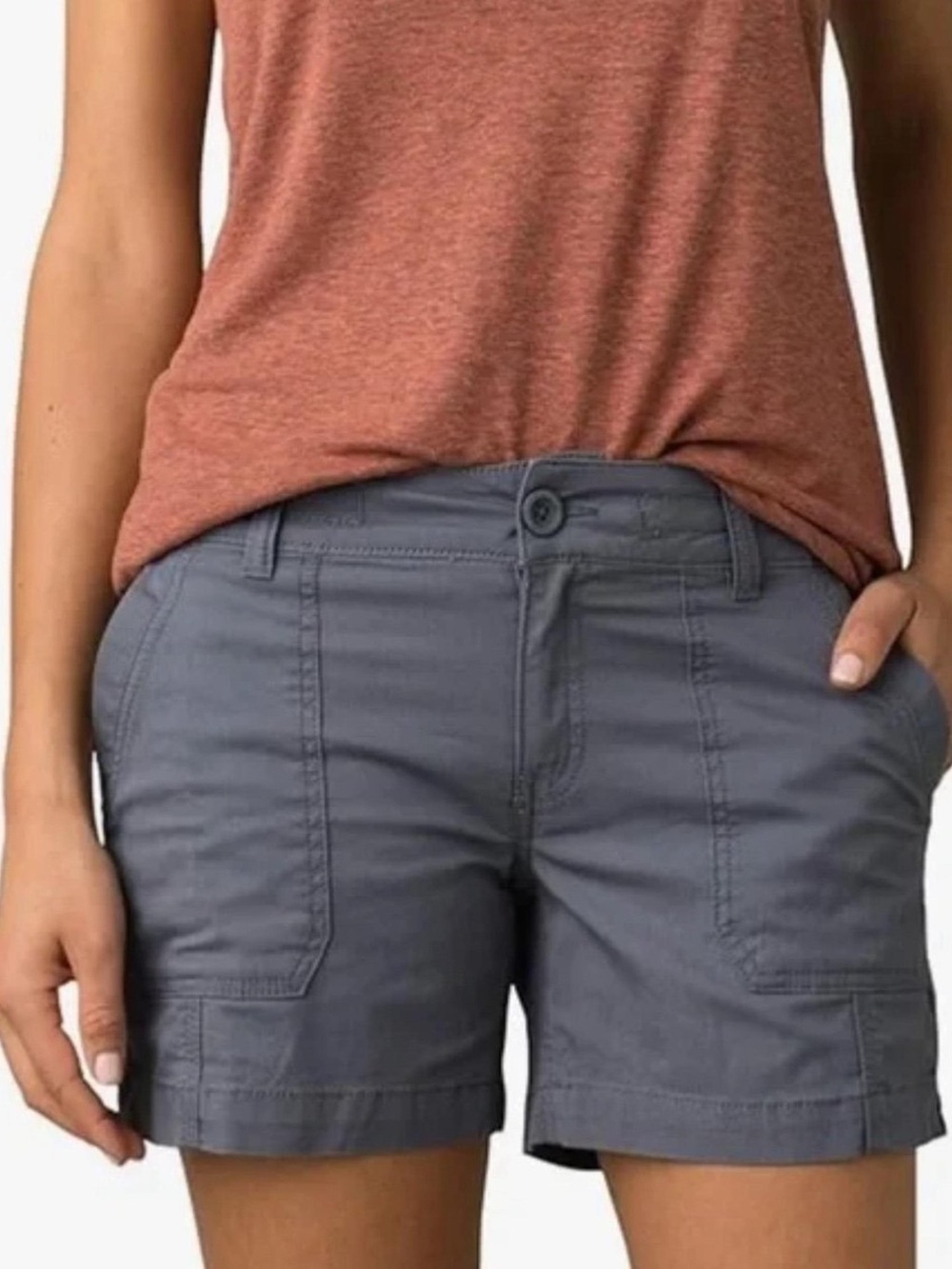 Prana Women’s Elle Slate Gray Cargo Shorts - SIZE 4